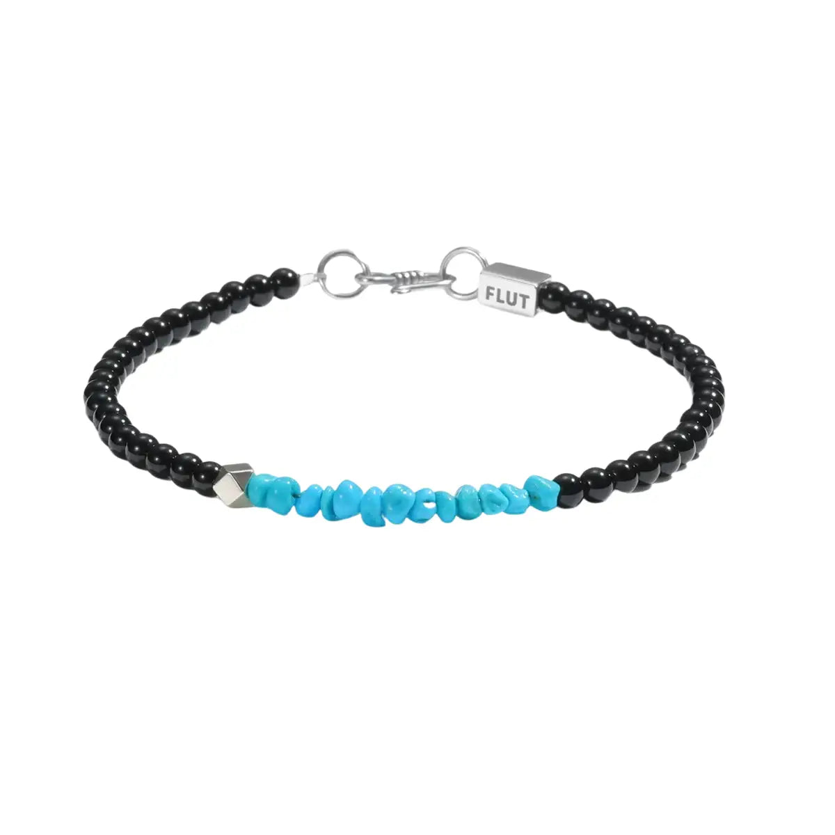 Turquoise agate beaded bracelet, ethnic jewelry for men and women for beloved, ethnic style