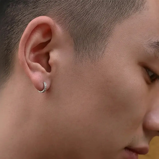 S925 Sterling Silver Diamond Leaf Earrings: Versatile Hip-Hop Style Statement