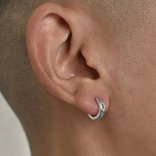 S925 Sterling Silver Zircon Eye of Horus Earrings: Unisex European Street Style