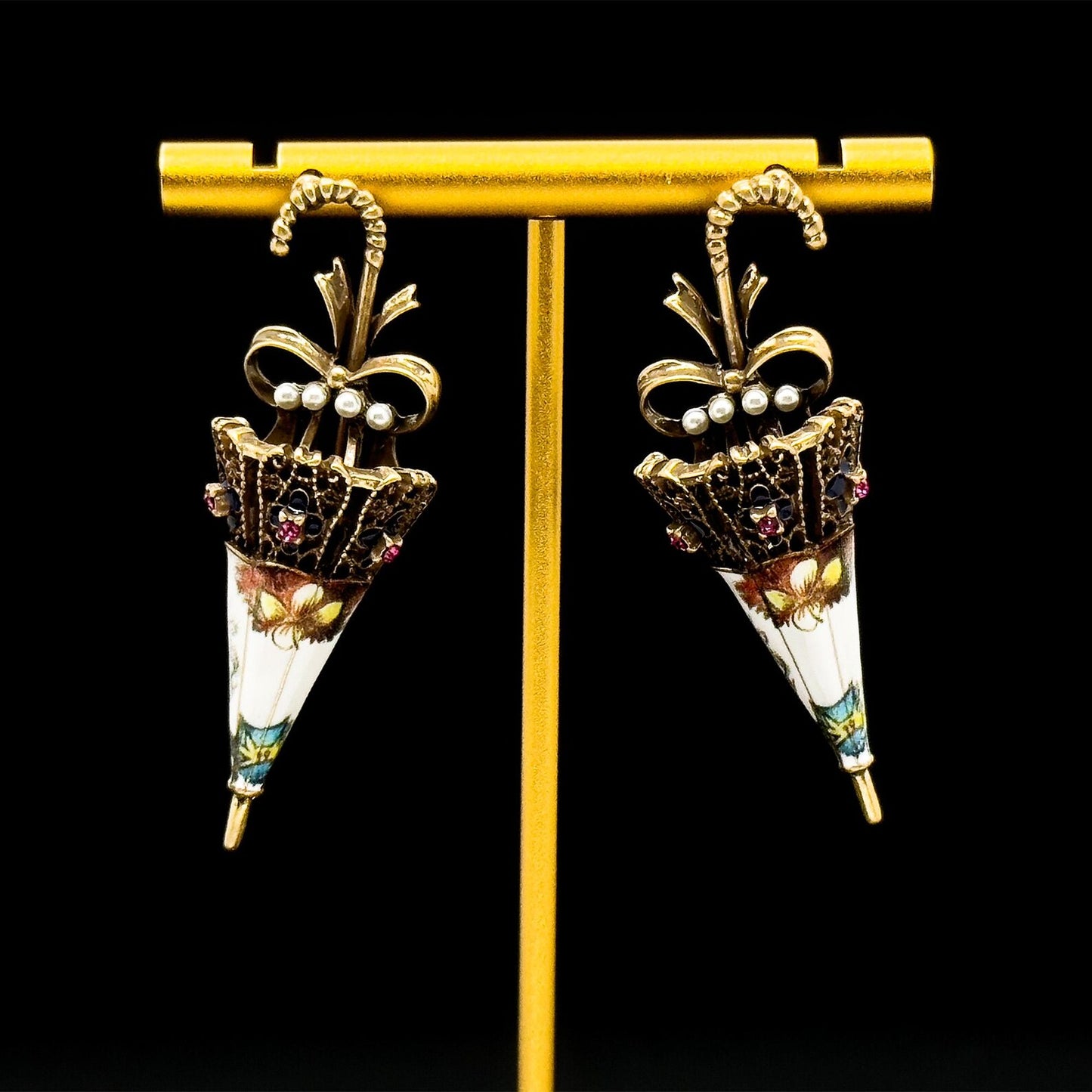 Creative Vintage Umbrella Earrings