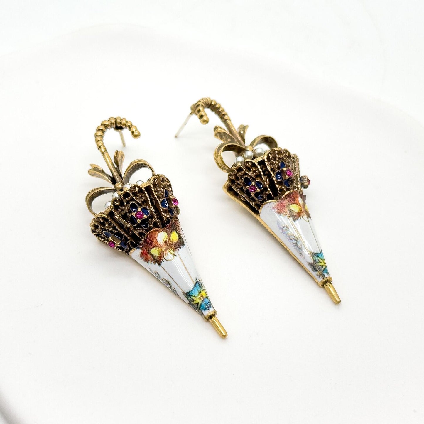 Creative Vintage Umbrella Earrings