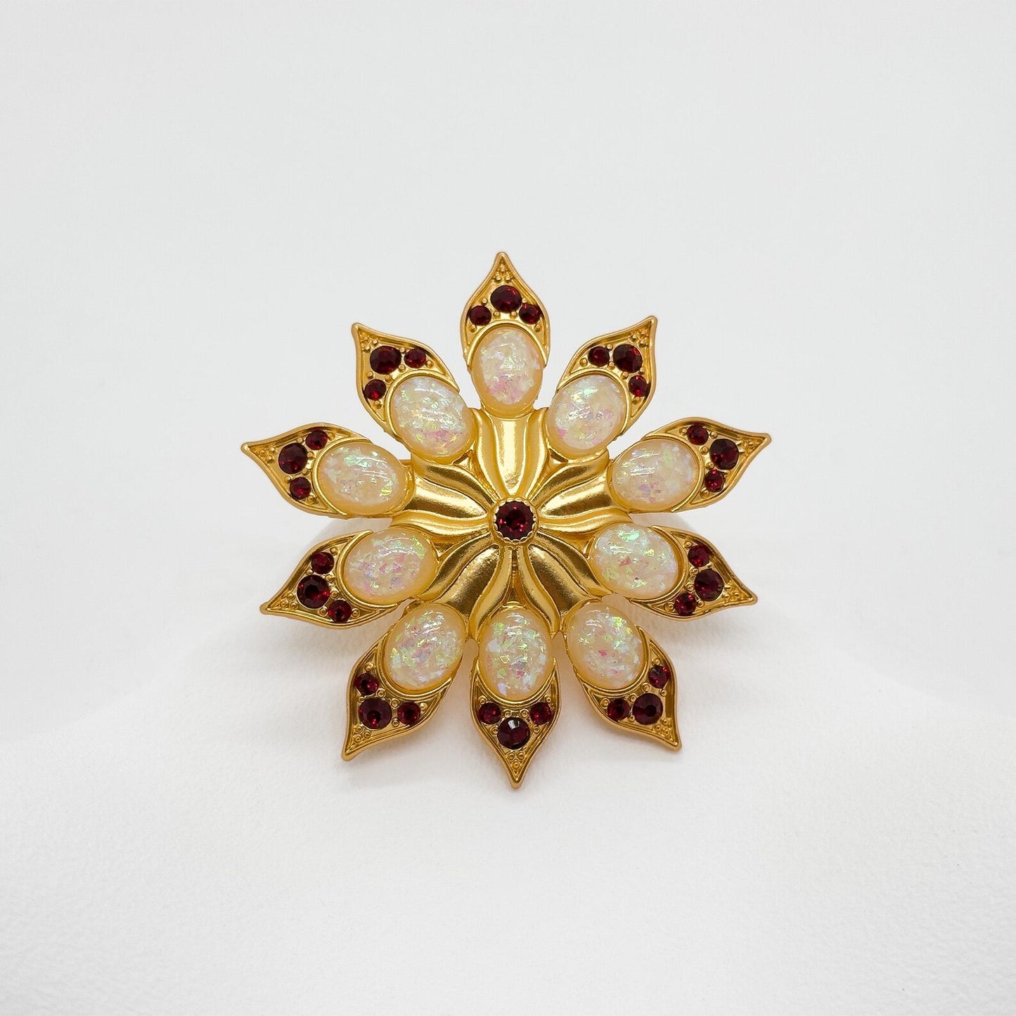 Vintage Art Deco Sunflower Flower Brooch