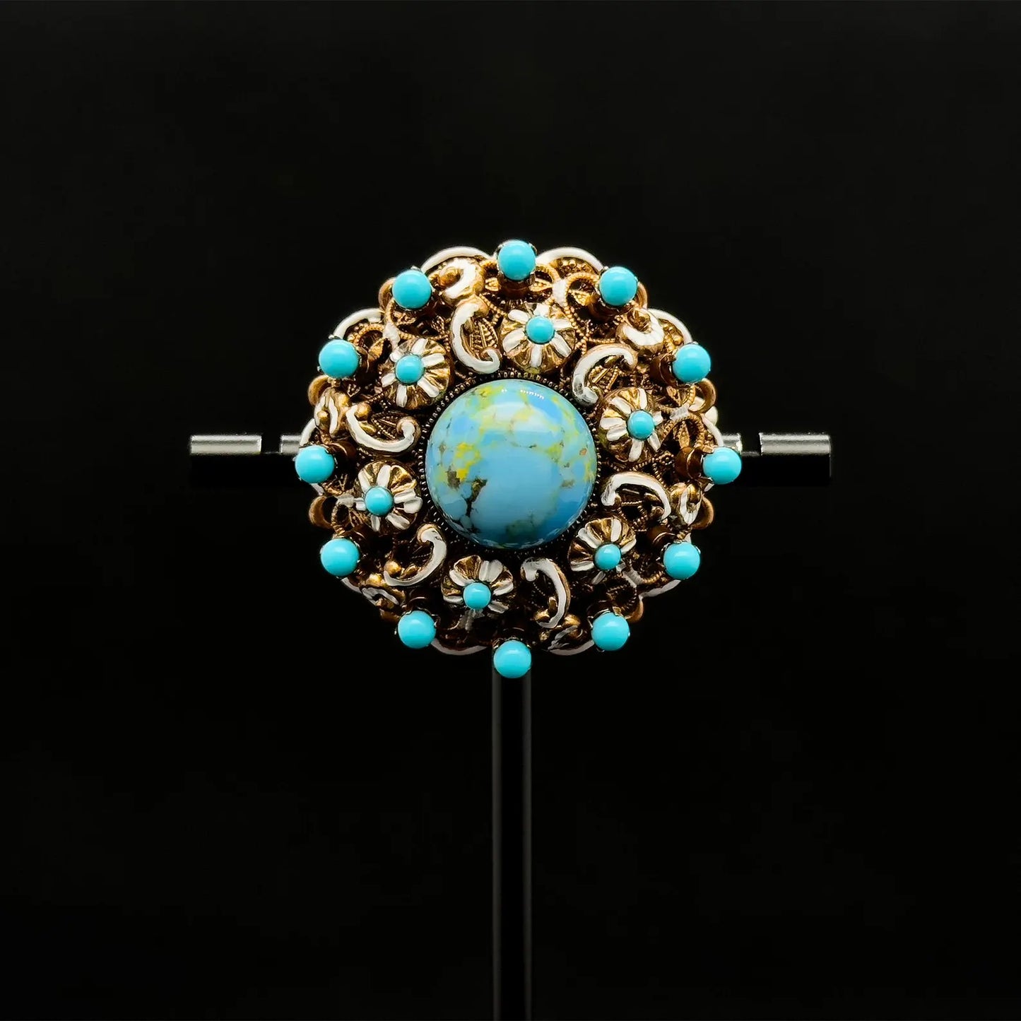 Vintage Art Deco Mini Boho Brooch