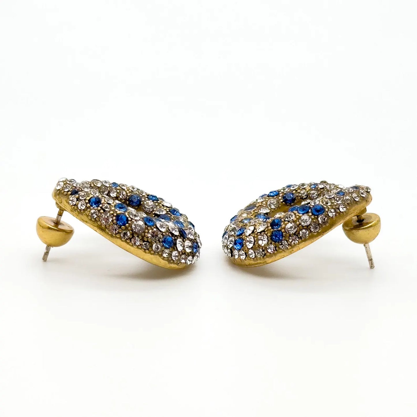 Vintage Art Deco U-Shaped Earrings