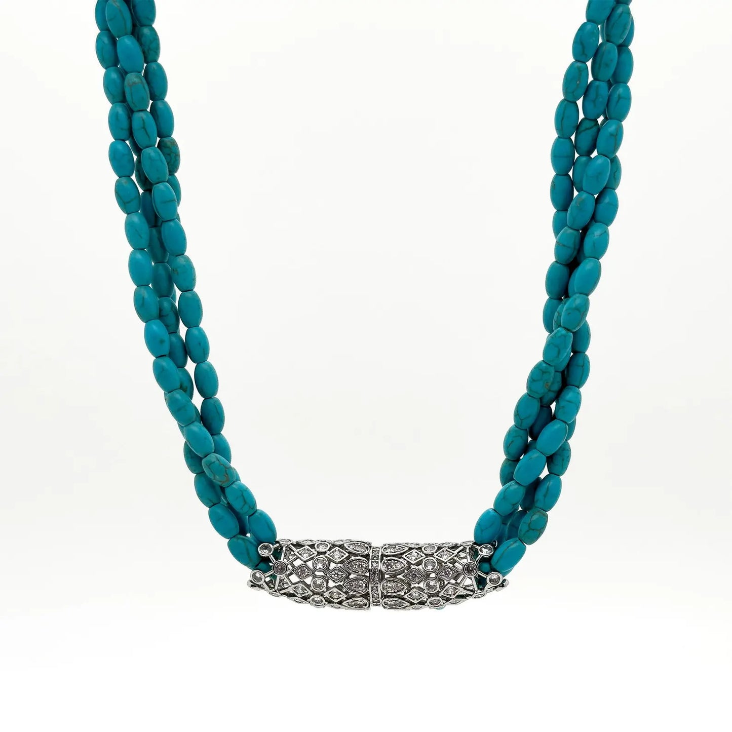 Vintage Art Deco Turquoise Necklace