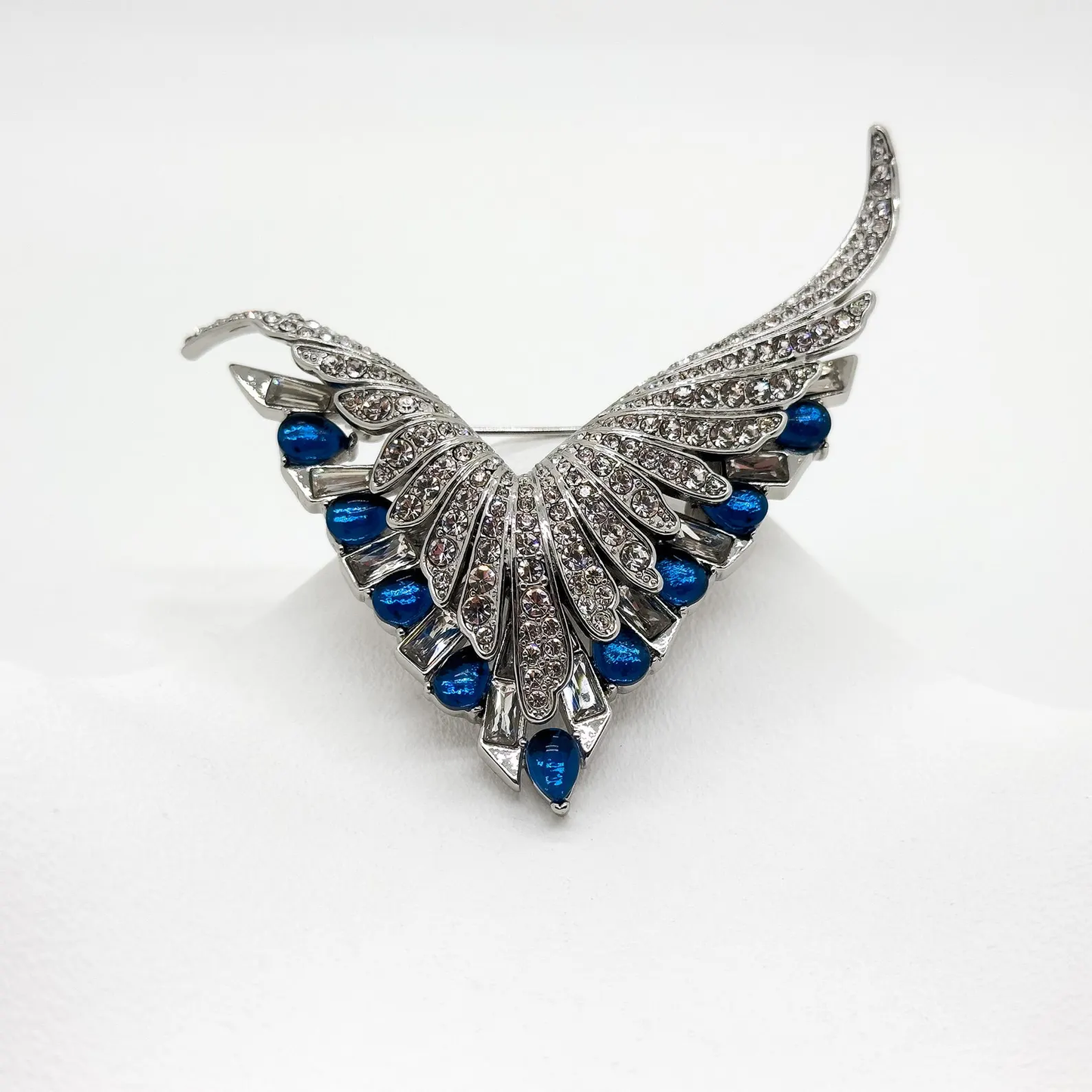 Vintage Art Deco Angel Wings Brooch