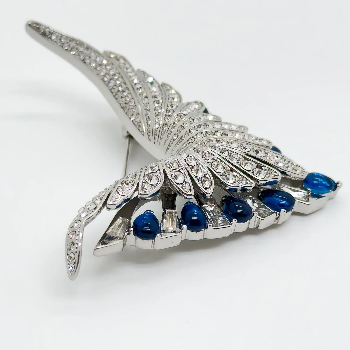 Vintage Art Deco Angel Wings Brooch