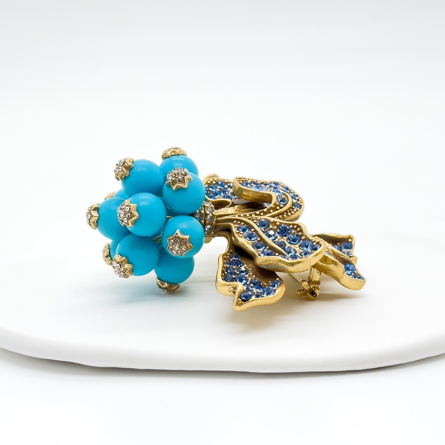Vintage Radish Art Deco Brooch
