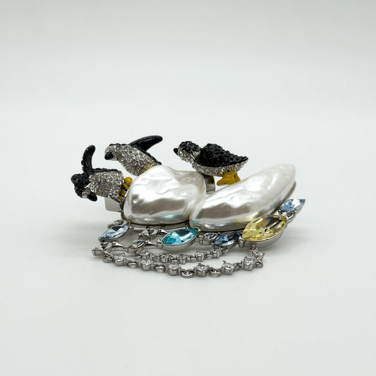 Art Deco Penguin Brooch