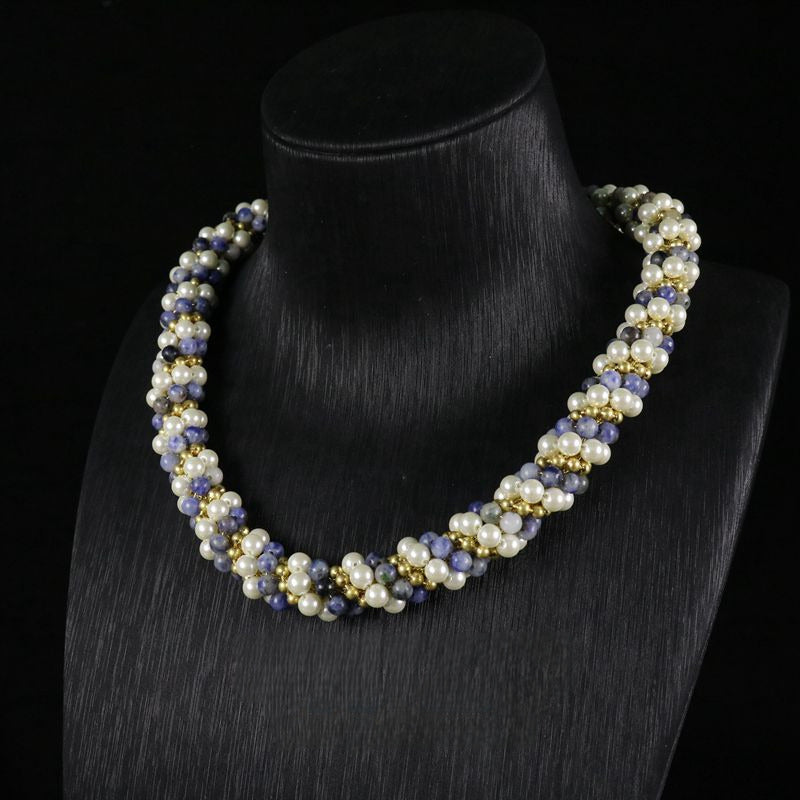 Minimalist Pearl Beaded Necklace Set