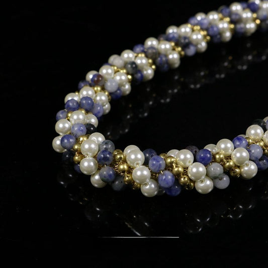 Minimalist Pearl Beaded Necklace Set