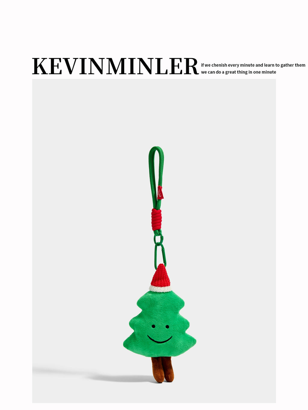 Cute Plush Gingerbread Man Christmas Keychain Bag Pendant Gift for Her