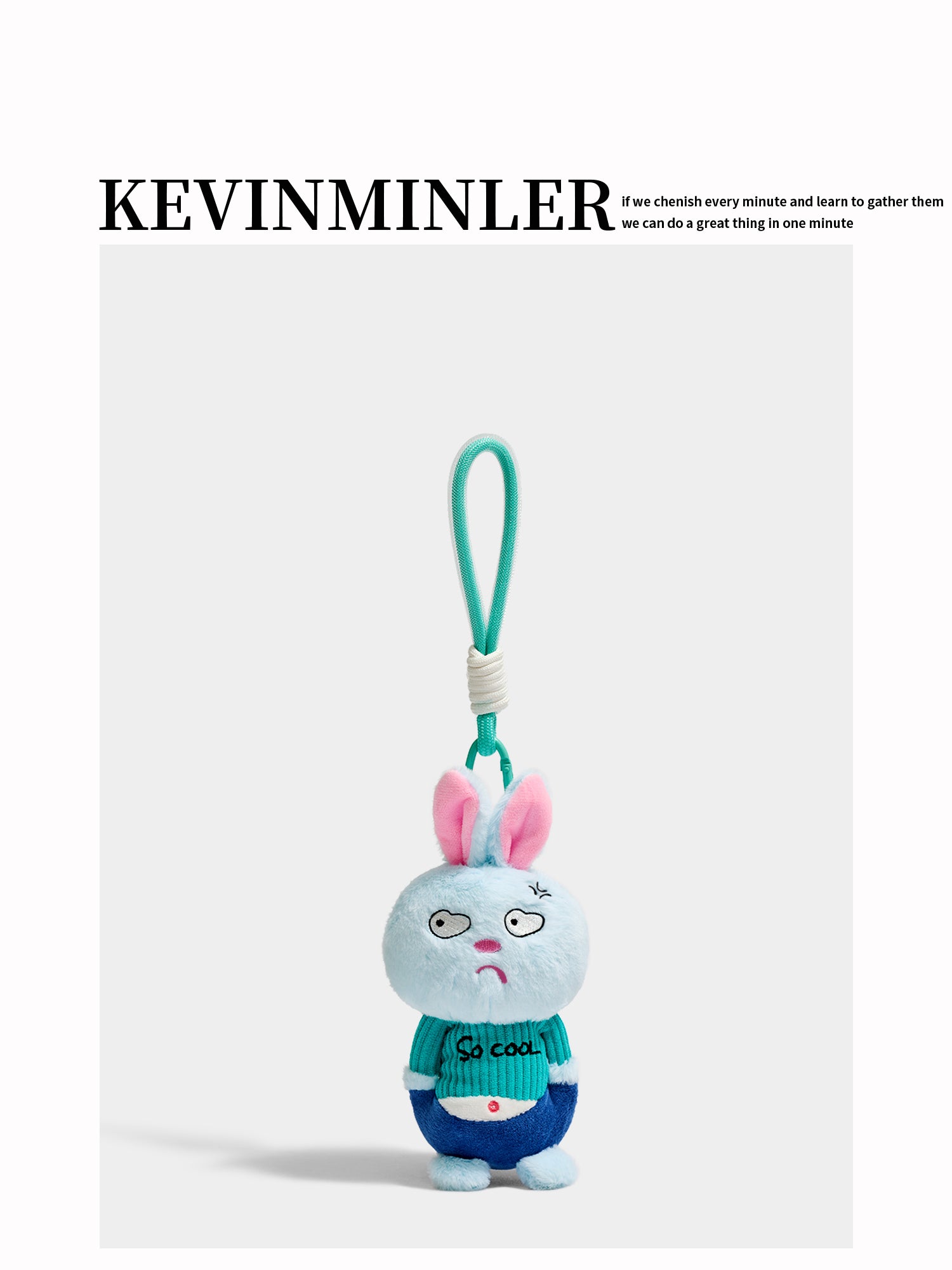 Adorable KEVINMINLER Cute Panda Bear Keychain Doll Pendant Bag Charm Gift