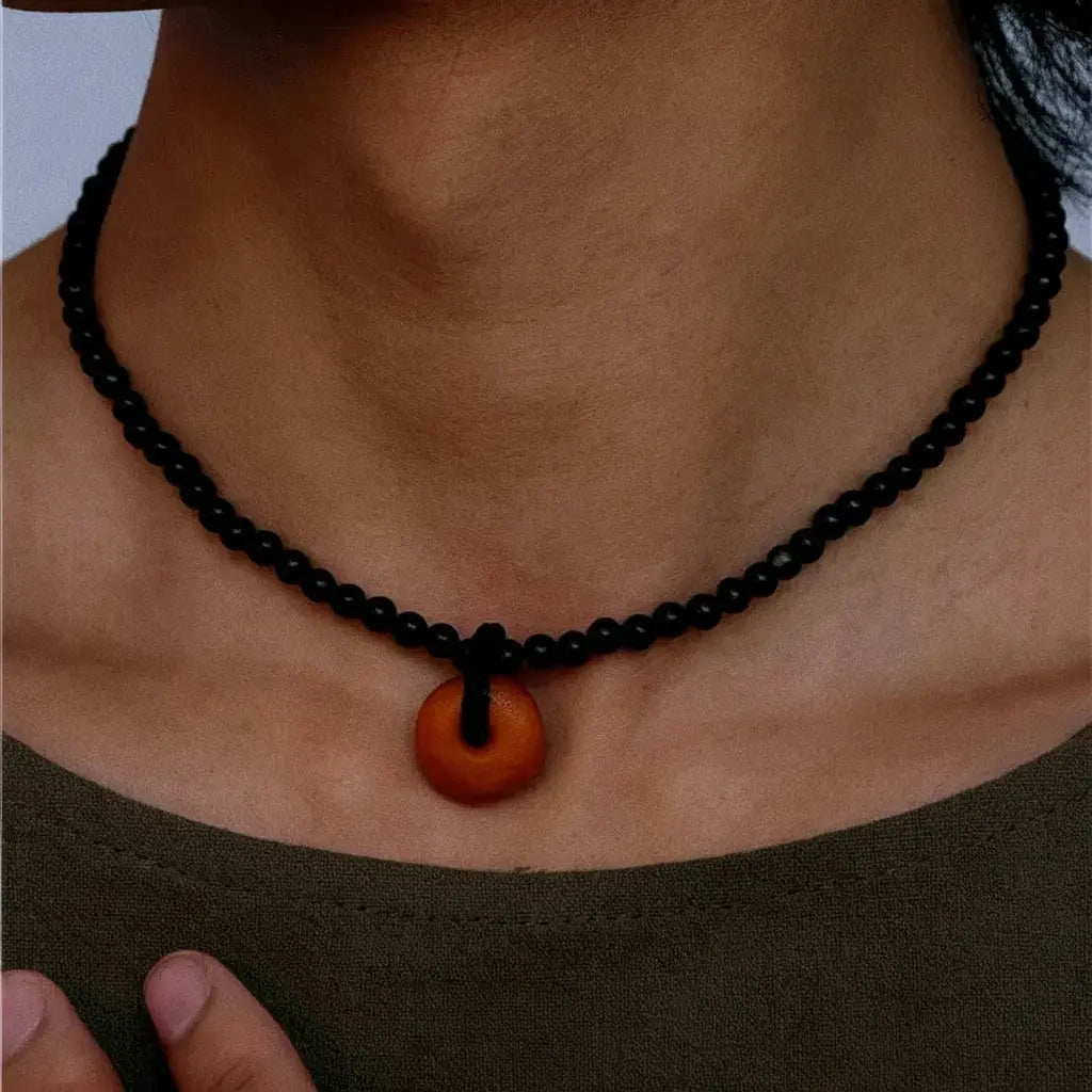 Genuine pendant wax agate for men and women for beloved, Chinese style, high-quality style