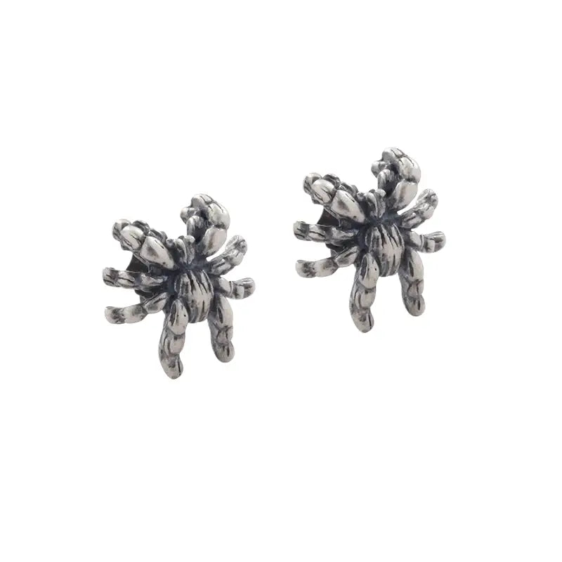 Retro trend earrings for men and women, silver 925 sample