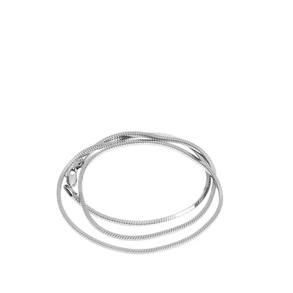 LUXTA Platinum necklace, chain for key bag , 925 sample silver, silver 925 sample, high-quality style