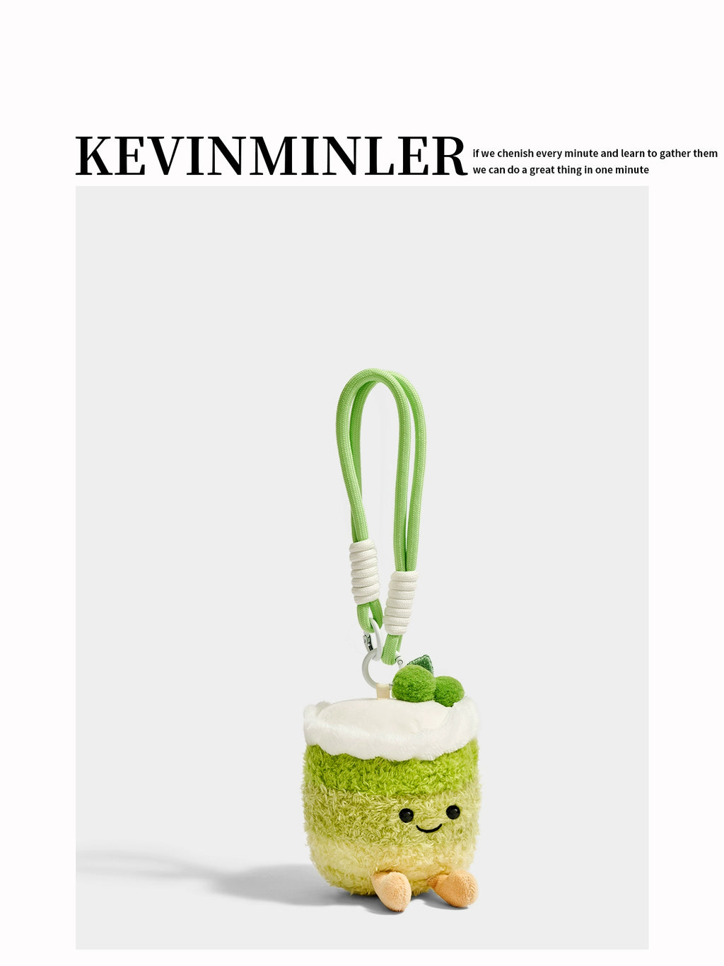 Cute Cherry Cake Plush Keychain Pendant - Adorable Bag Charm Gift