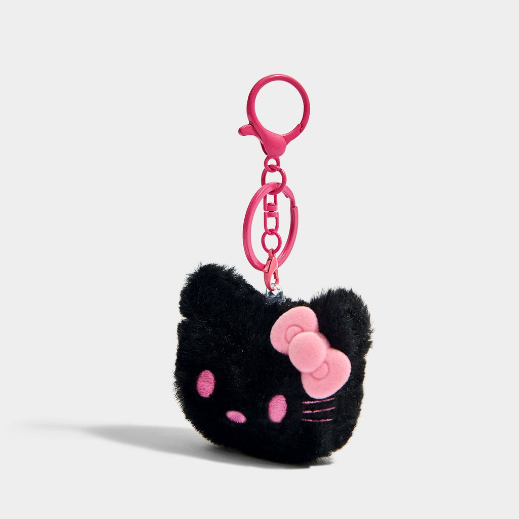 Cute Plush KT Cat Bow Keychain Bag Charm Birthday Gift for Bags & Keys