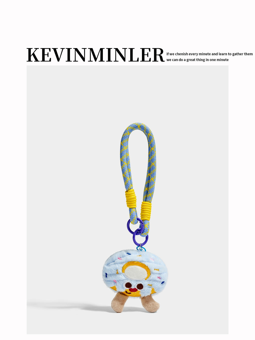 Cute Plush Donut Biscuit Keychain Pendant Charm - Sweet Birthday Gift Idea