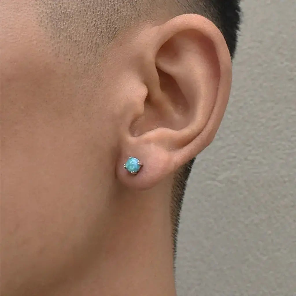 Universal trend design earrings for men and women, silver 925 sample, European style, light luxury style