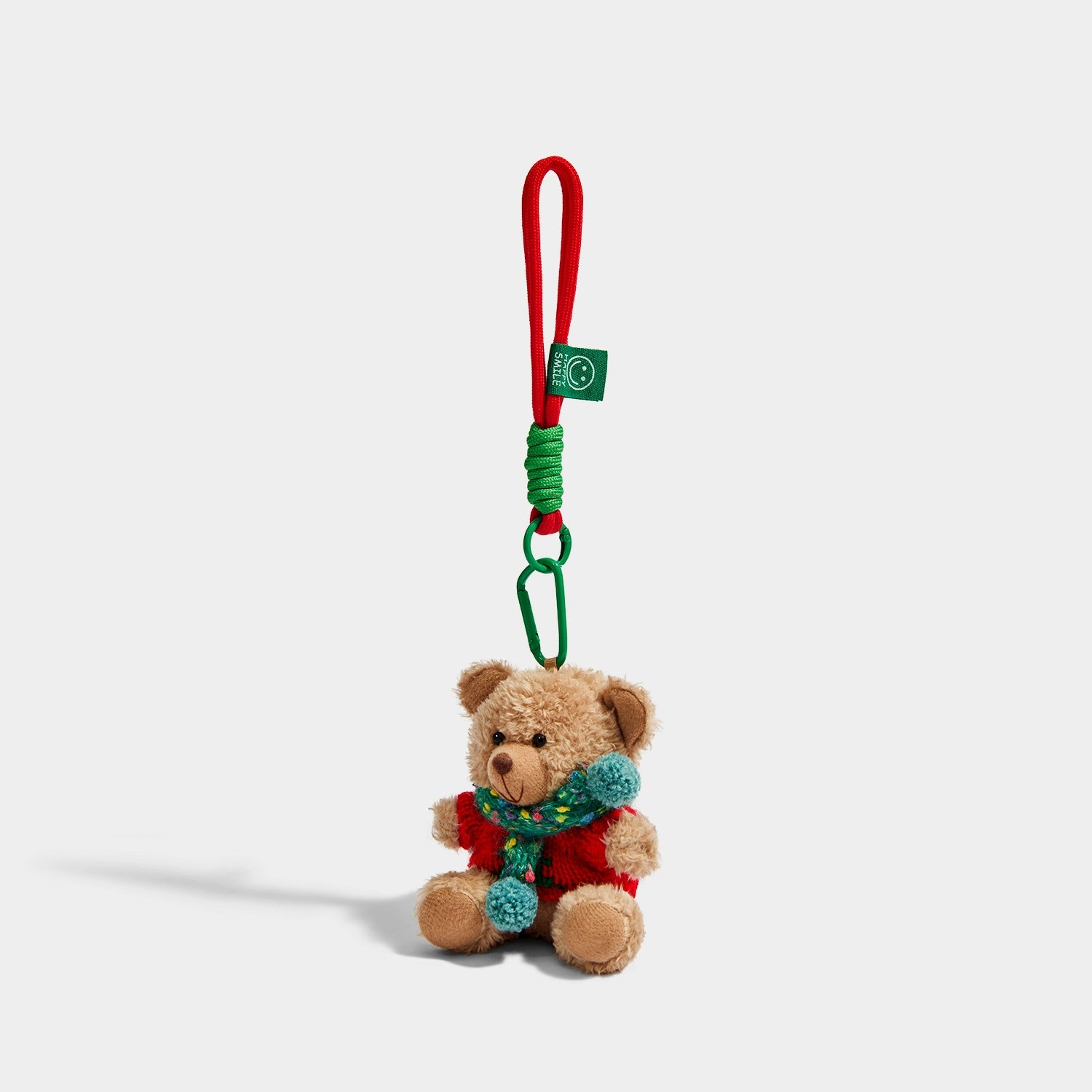 Charming Knitted Bear Pendant Keychain: Cute Christmas & Birthday Gift Decoration