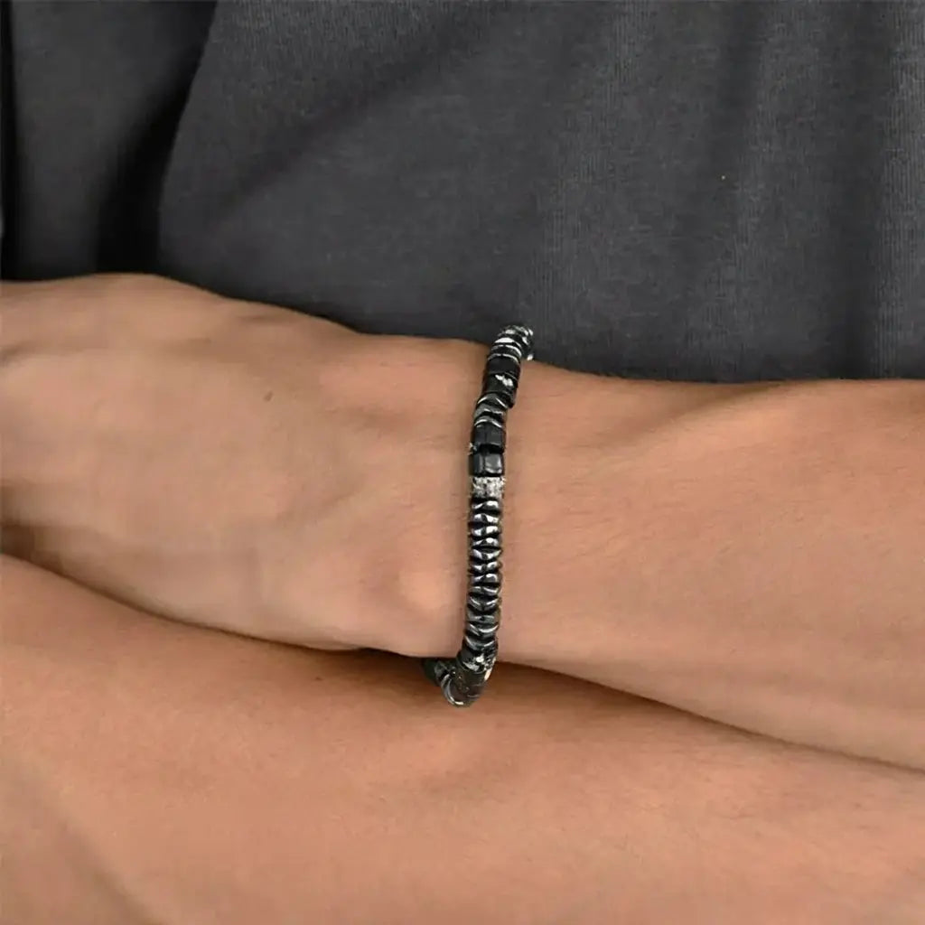 Retro trend design bracelet stainless steel for men and women for beloved, simple and elegant design