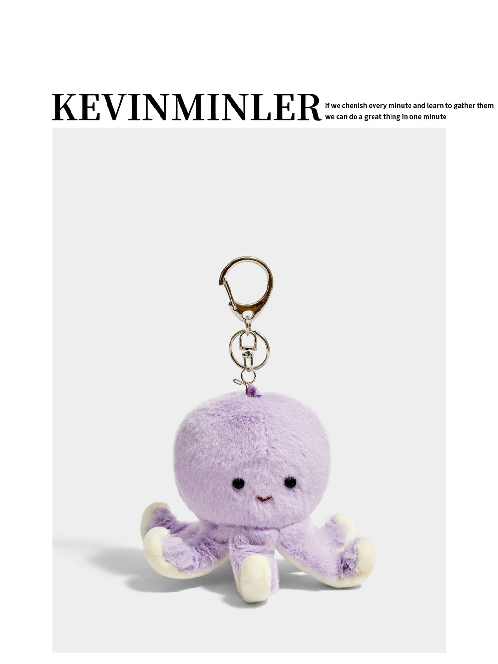 Adorable Ocean Family Plush Keychain Doll - Soft Marine Animal Bag Charm Accessory