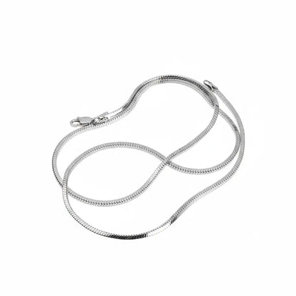 LUXTA Platinum necklace, chain for key bag , 925 sample silver, silver 925 sample, high-quality style