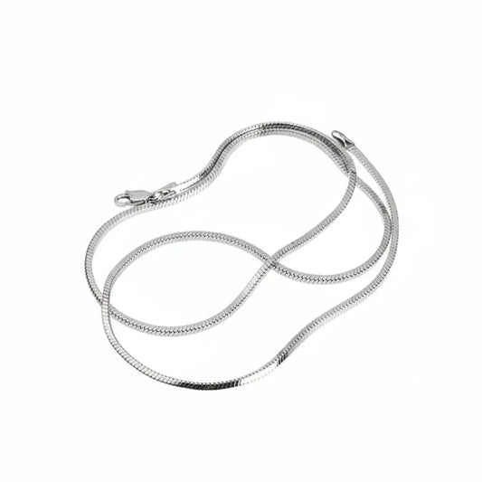 LUXTA Platinum necklace, chain for key bag , 925 sample silver, silver 925 sample, high-quality style