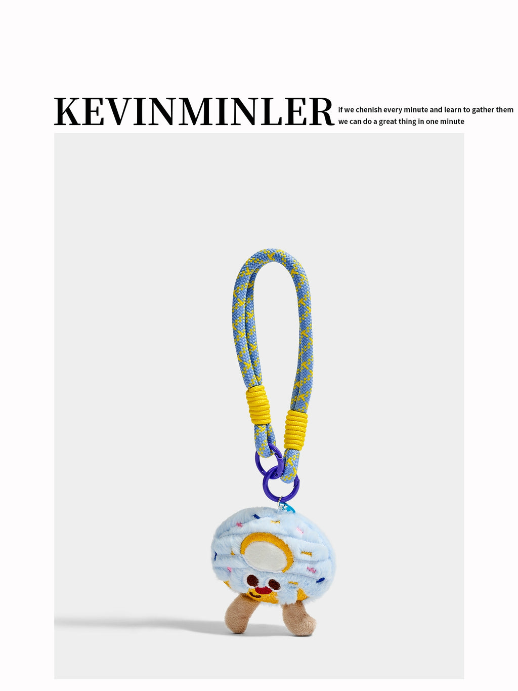 Charming Plush Donut Keychain Pendant Doll – Soft Birthday Gift Accessory