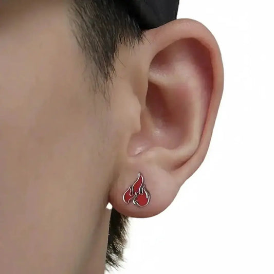 Trend earrings for men and women, silver 925 sample, European style, simple and elegant design