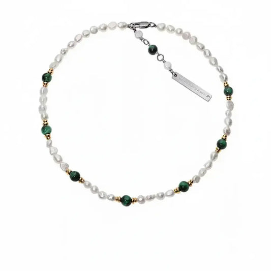 Genuine organic necklace from pearl hip-hop style, chain for key bag , American style, high-end