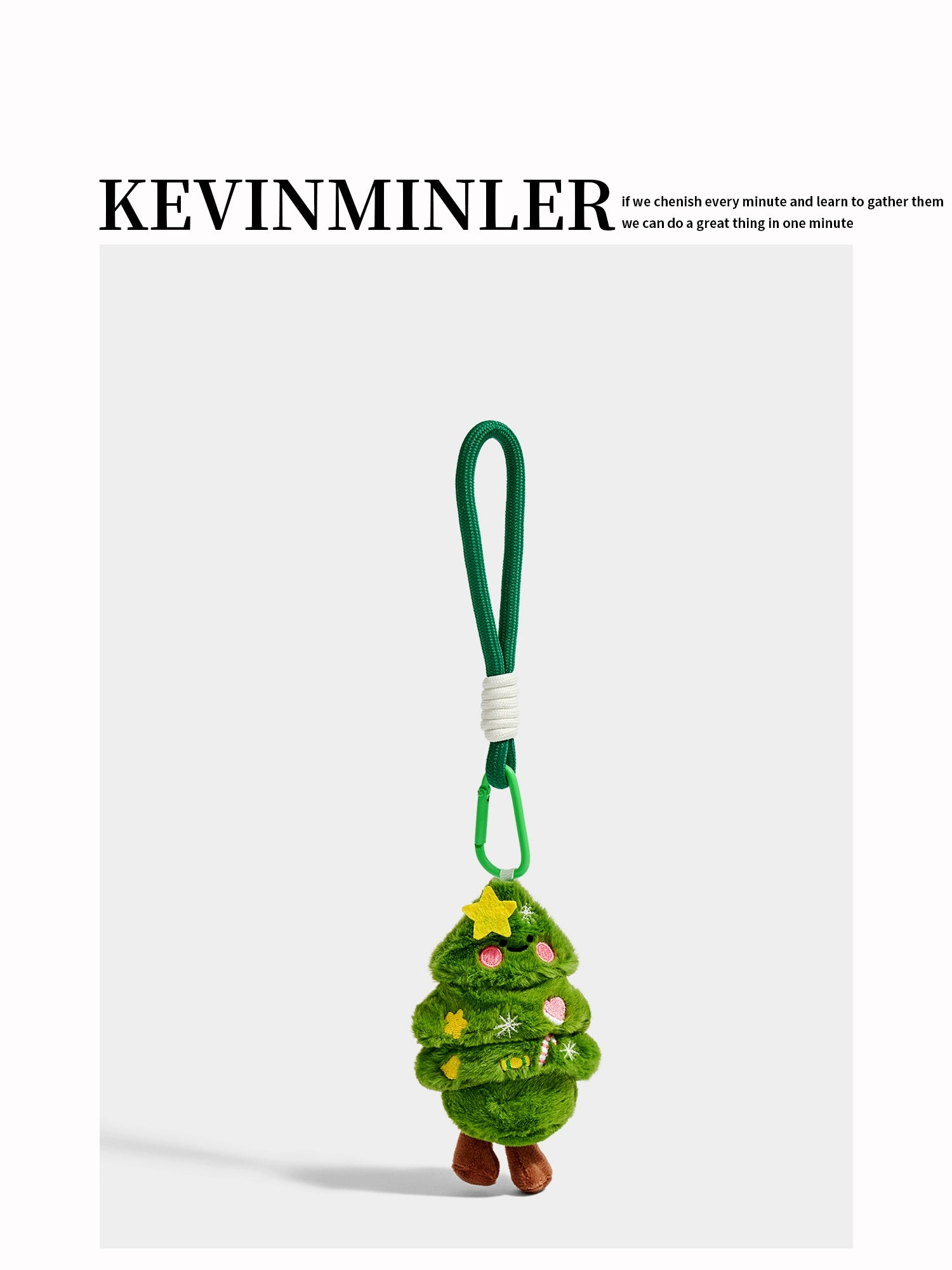 Charming Embroidered Christmas Tree Plush Keychain Pendant - Ideal Birthday Gift