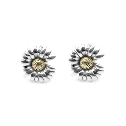 Daisy Earring S925 Pure silver daisy earmus