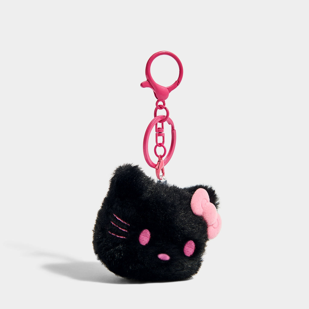 Cute Plush KT Cat Bow Keychain Bag Charm Birthday Gift for Bags & Keys