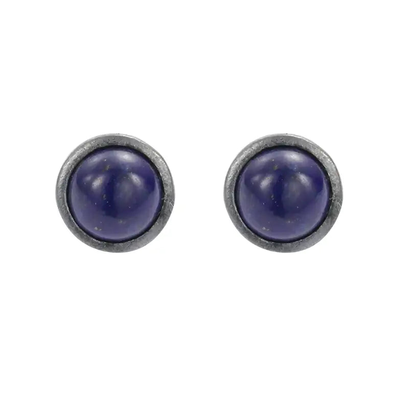 Retro organic universal earrings for men and women, silver 925 sample
