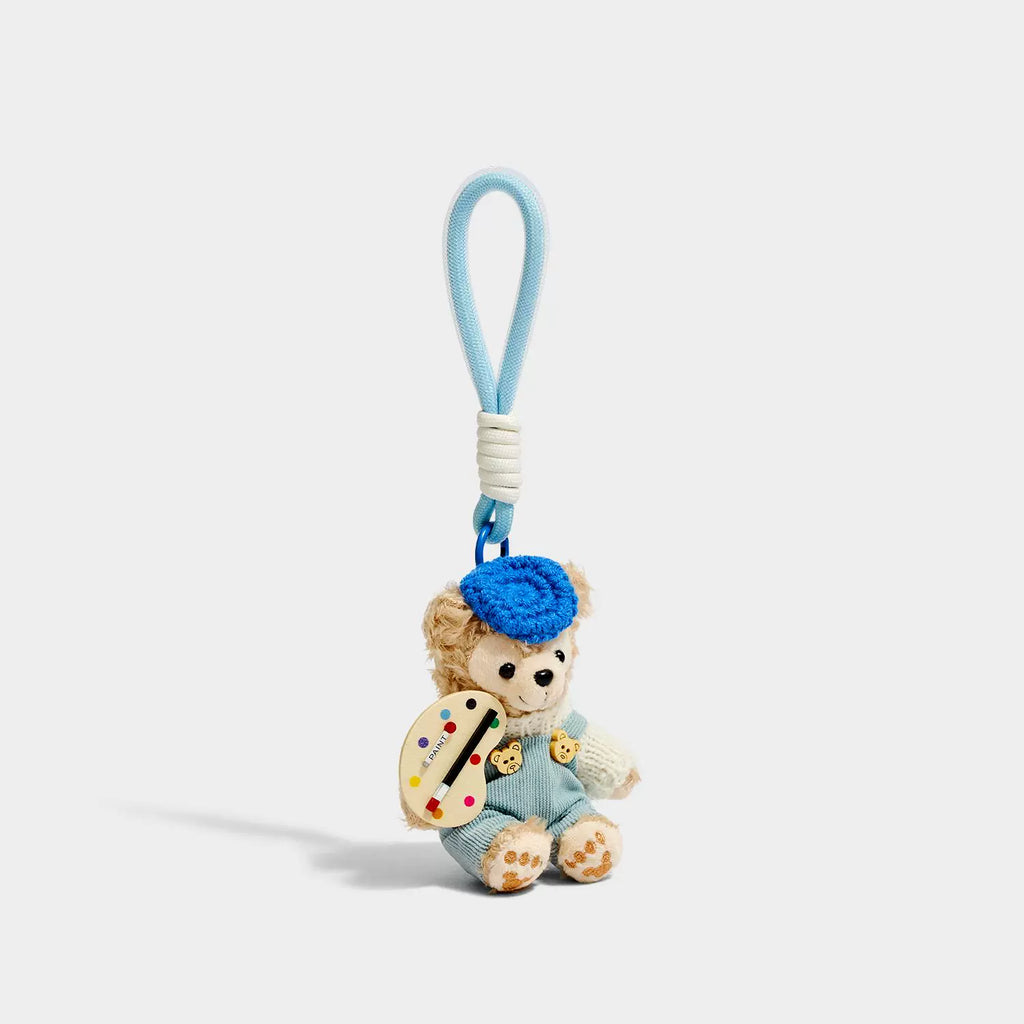 Adorable Plush Cartoon Doll Keychain Bag Charm Sunglasses Accessory