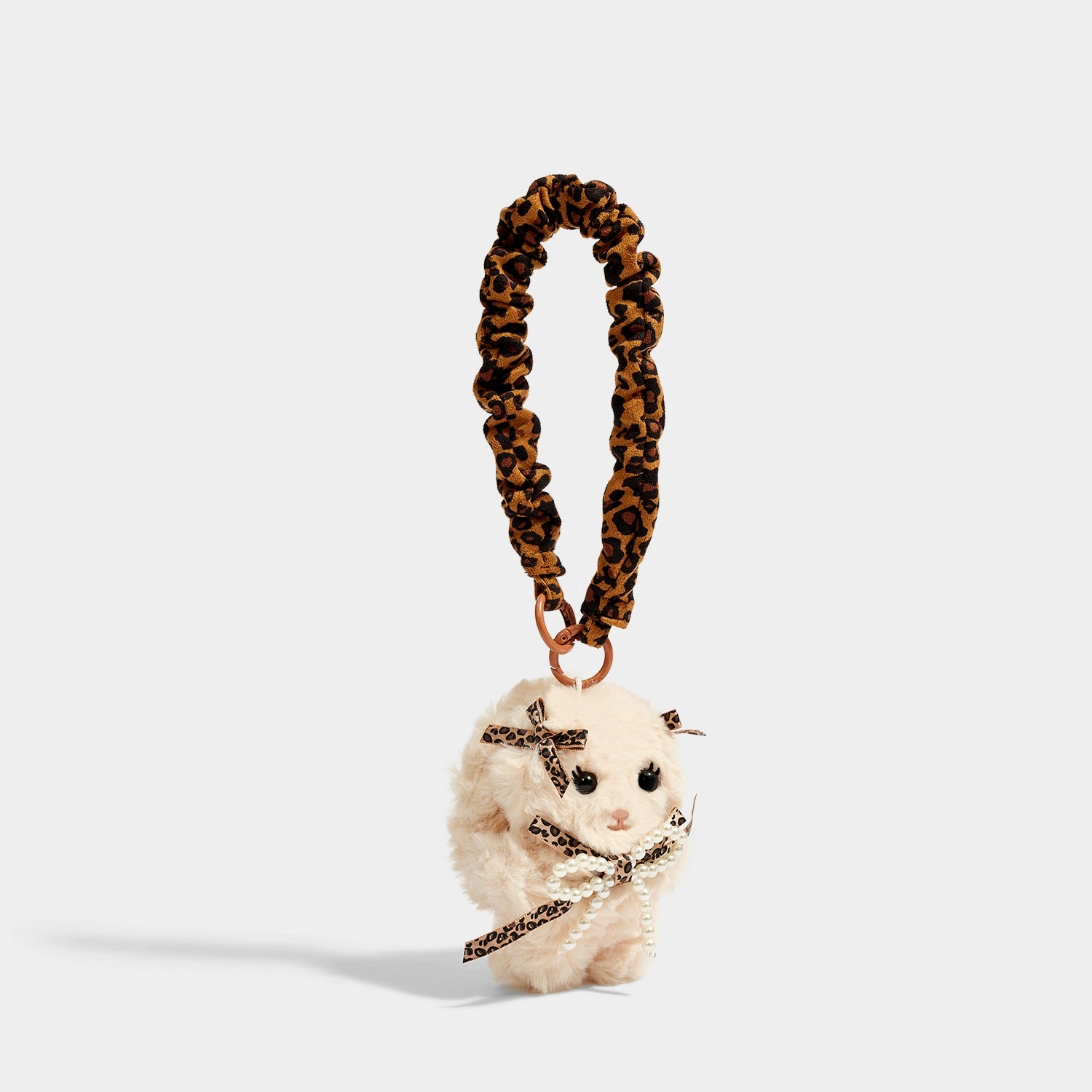 Charming KEVINMINLER Leopard Plush Velvet Keychain Bag Charm Accessory Birthday Gift