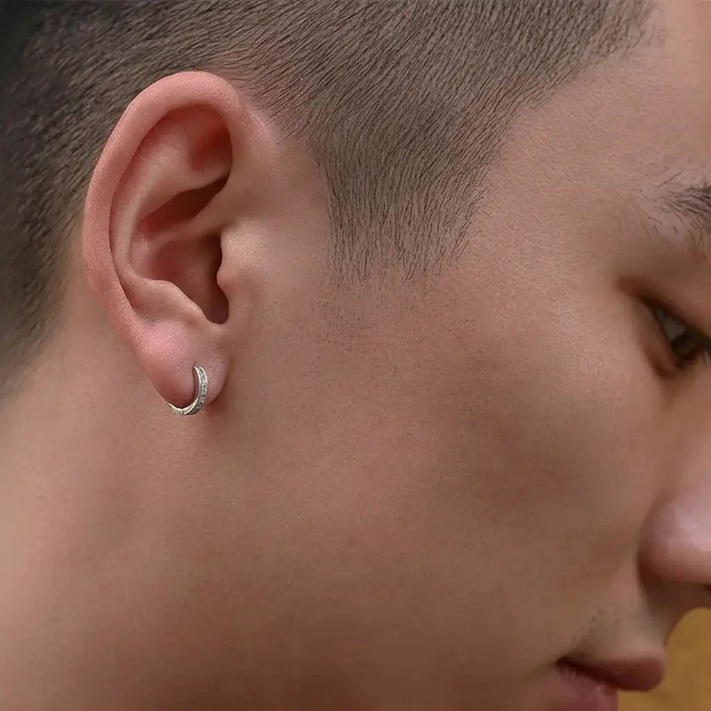 S925 Sterling Silver Diamond Leaf Earrings: Versatile Hip-Hop Style Statement