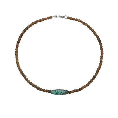 Genuine design scarlet wood rosary, turquoise necklace from pearl, retro chain for key bag , Chinese style