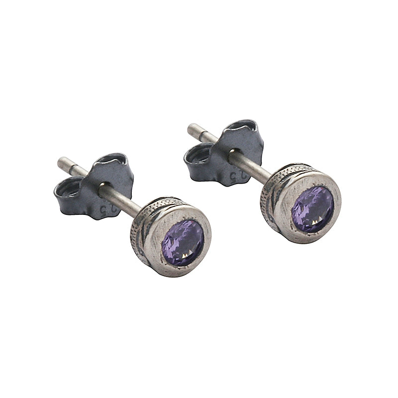 Retro universal trend earrings for men and women, silver 925 sample