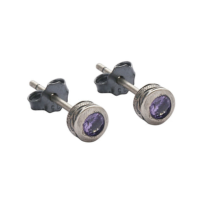 Retro universal trend earrings for men and women, silver 925 sample