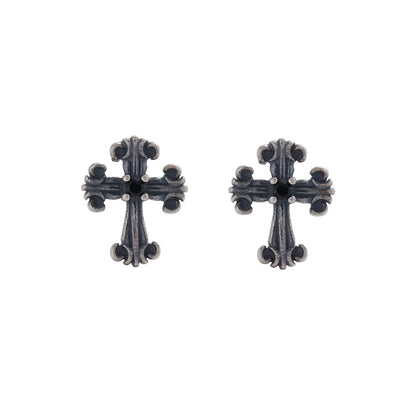 Retro trend earrings for men and women, silver 925 sample