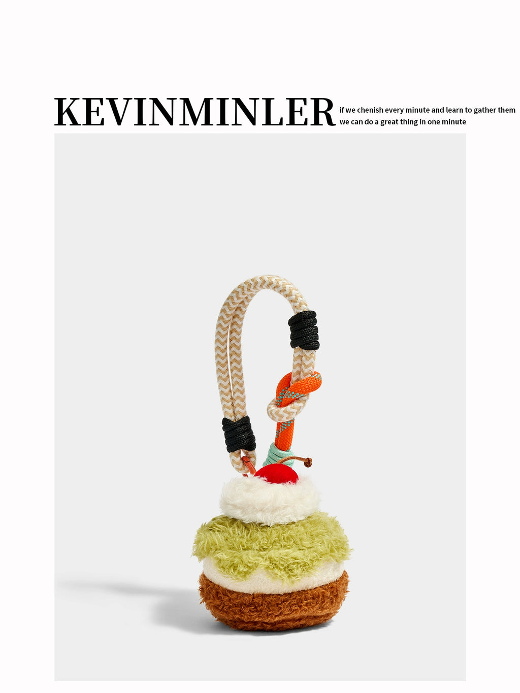 Charming Matcha Cupcake Keychain Pendant Bag Charm Tea Lover Gift Accessory