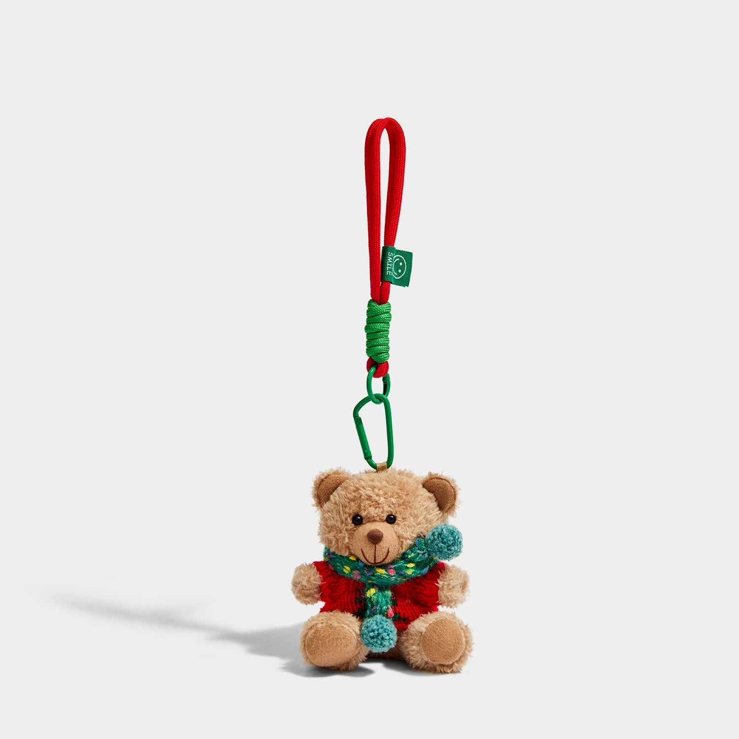 Charming Knitted Bear Pendant Keychain: Cute Christmas & Birthday Gift Decoration