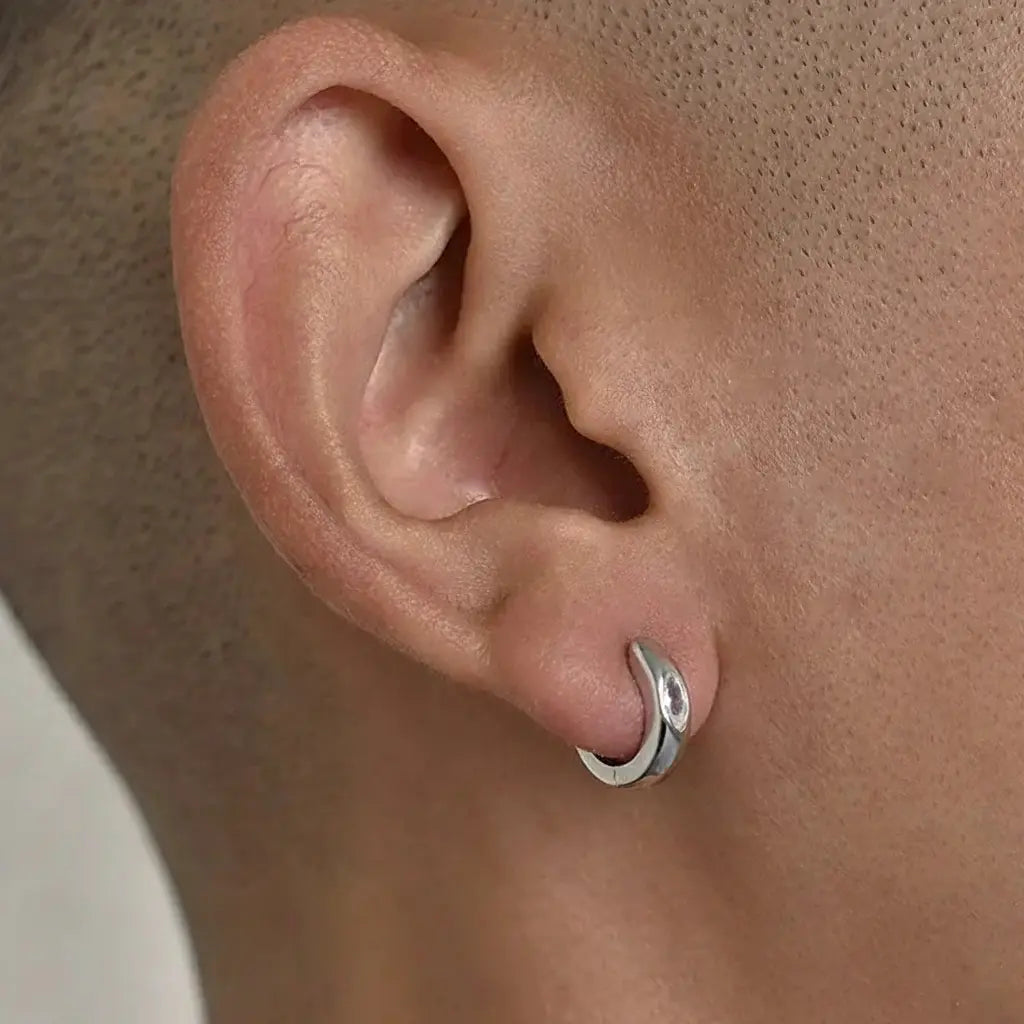 S925 Sterling Silver Zircon Eye of Horus Earrings: Unisex European Street Style