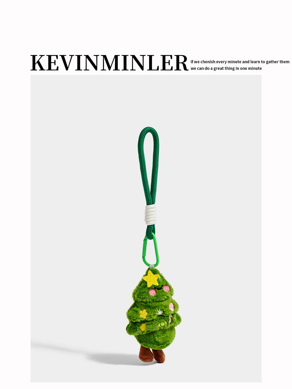 Charming Embroidered Christmas Tree Plush Keychain Pendant - Ideal Birthday Gift