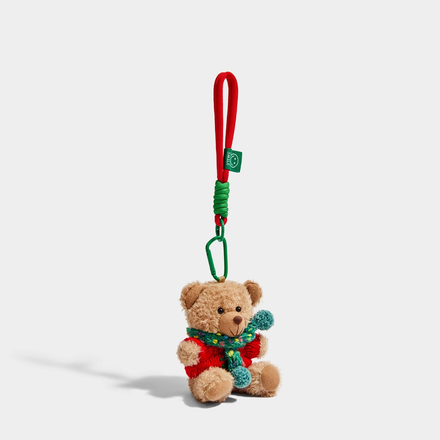 Charming Knitted Bear Pendant Keychain: Cute Christmas & Birthday Gift Decoration