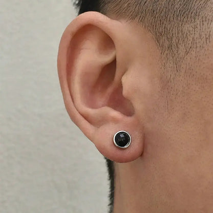 Trend universal earrings for men and women, silver 925 sample, simple and elegant design