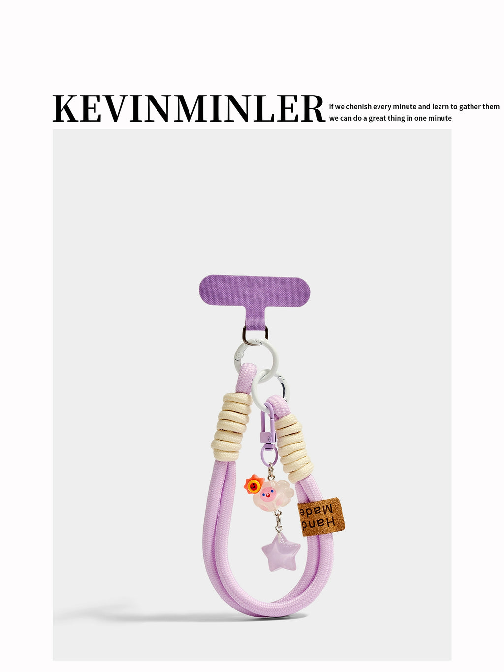 Charming Solar Star Moon Phone Strap Keychain Pendant Bracelet Gift